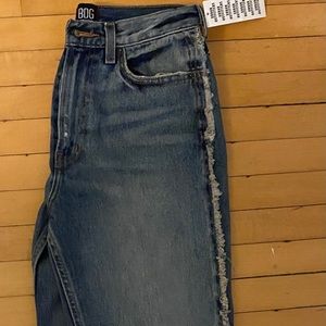 urban outfitters BDG jeans with frayed leg